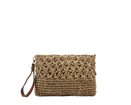 Bolso Bandolera Rafia De Mano Y Hombro 